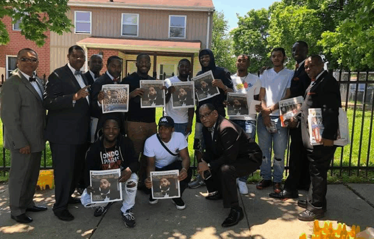 FOI of Chester, Pa mosque in the streets with residents